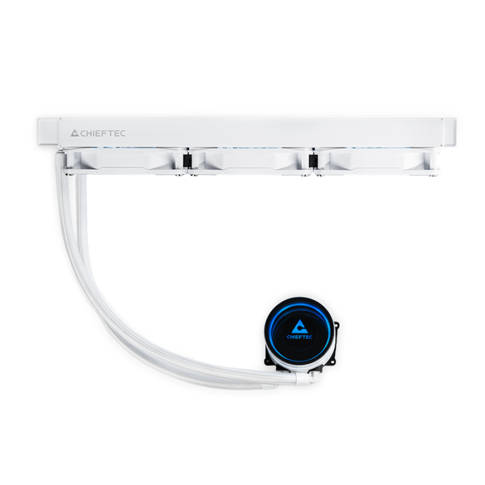 Chieftec Iceberg 360 360mm A-RGB vodno hlajenje za INTEL/AMD procesorje, bel