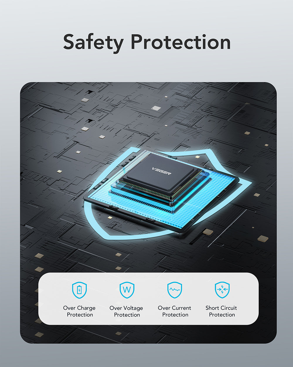 VEGER prenosna baterija L20s 20000 mAh, bela