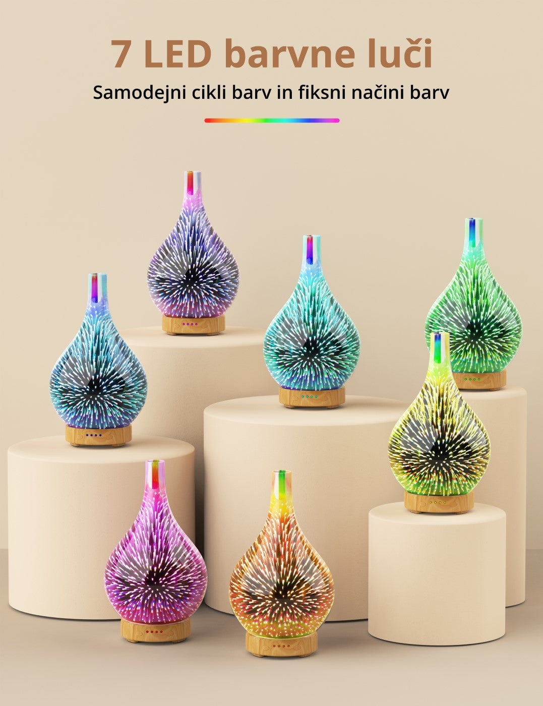 Anjou 3D oljni difuzor FIREWORKS ADA022