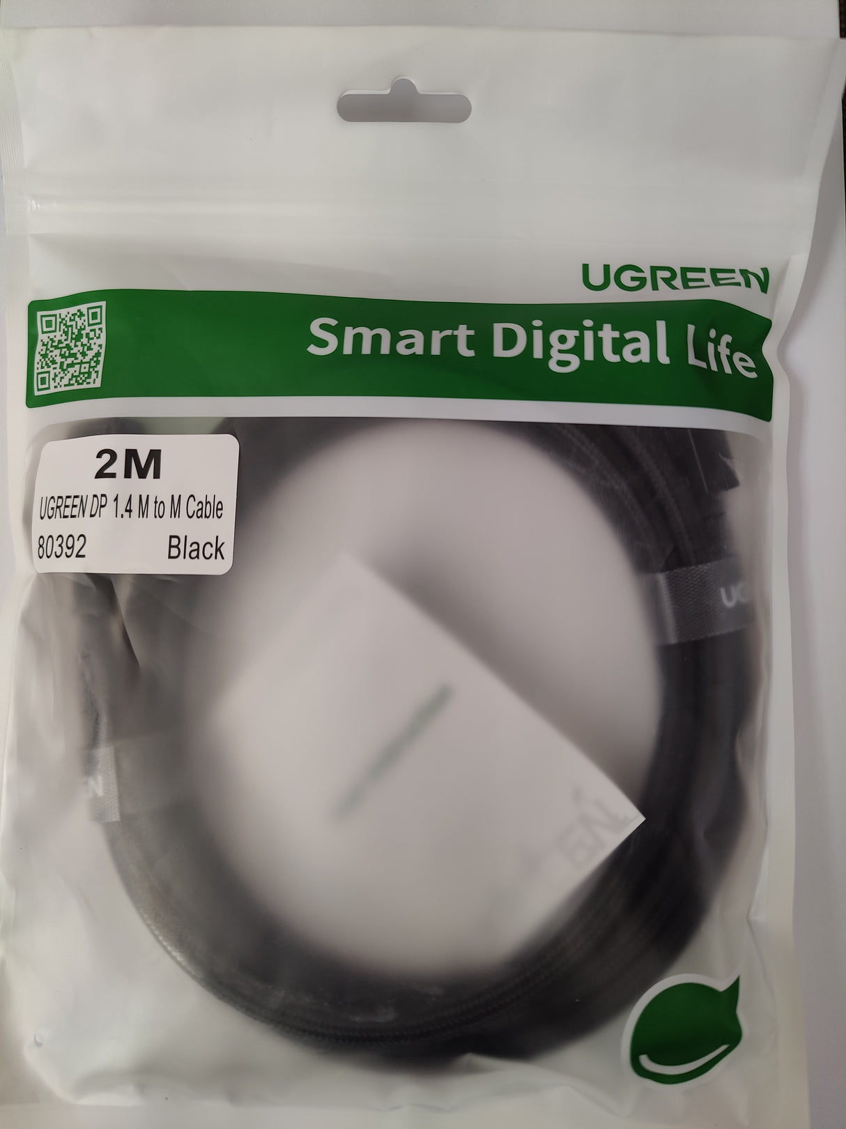 Ugreen DisplayPort 1.4 kabel 8K 2M - polybag