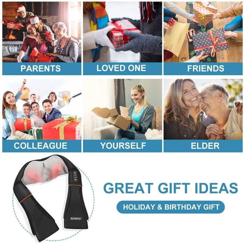 RENPHO U-Neck 1 Shiatsu masažni aparat za vrat in ramena
