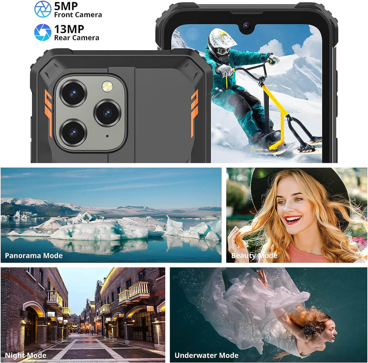 Blackview pametni robustni telefon BV5300 4/32GB, črn