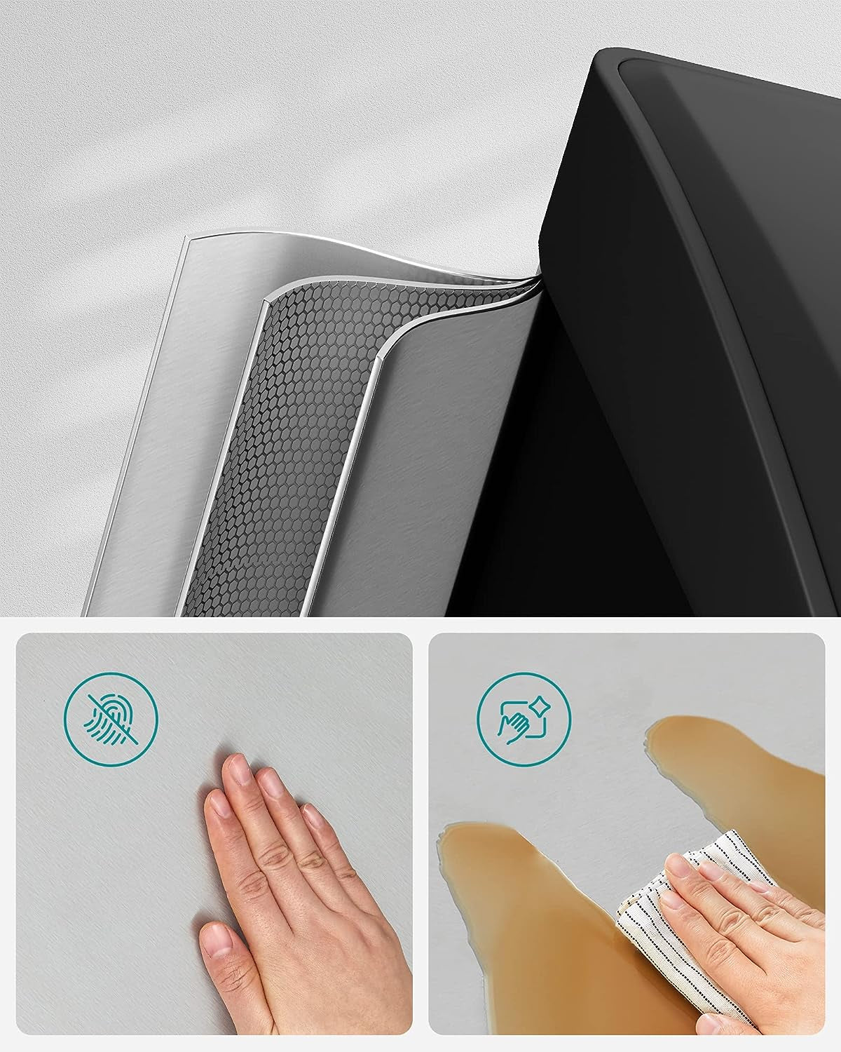 SONGMICS koš za ločevanje odpadkov 24L, LTB24L