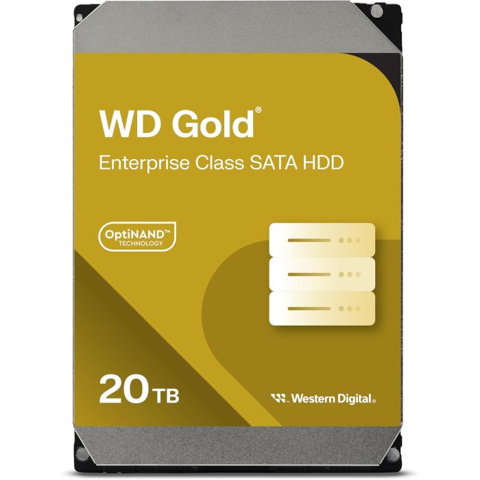 WD 20TB Gold 3,5" SATA 6Gb/s 7200rpm 512MB HDD disk