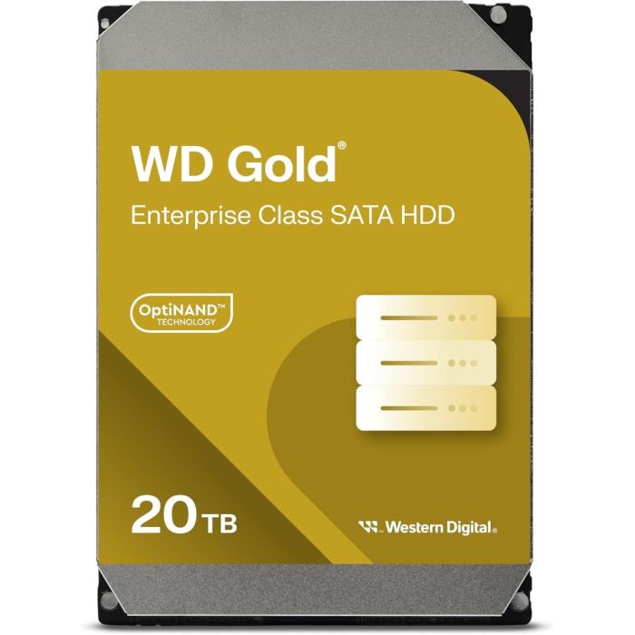 WD 20TB Gold 3,5" SATA 6Gb/s 7200rpm 512MB HDD disk
