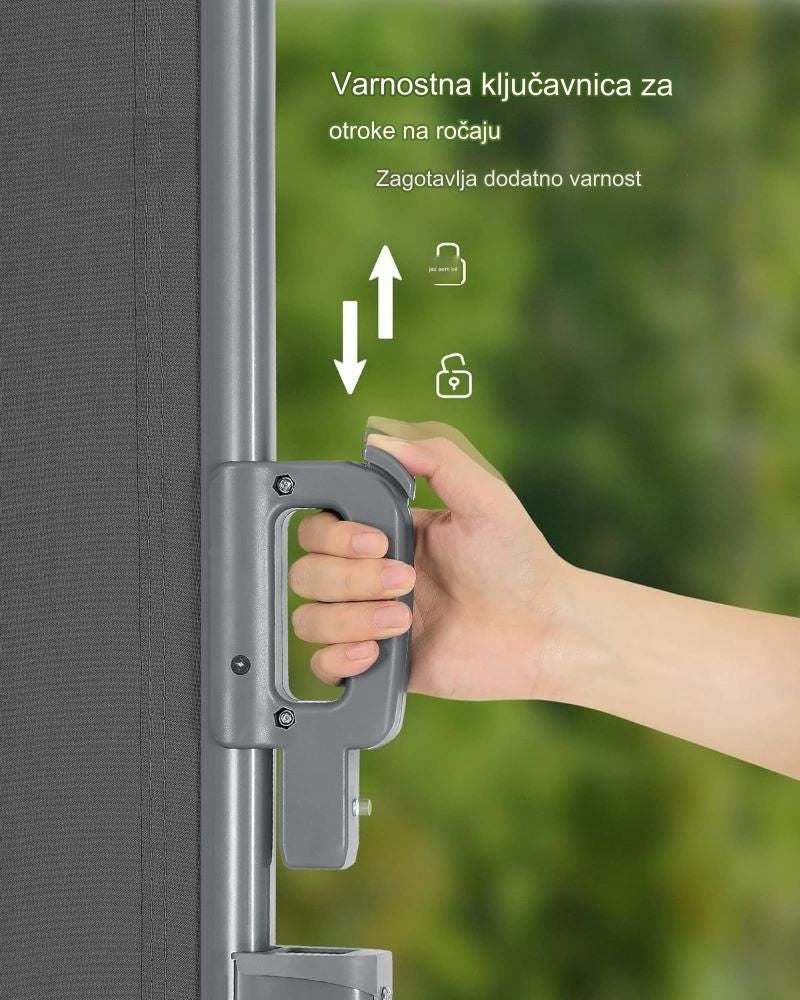 SONGMICS Stranski senčnik 160 x 350 cm antracit, GSA165G02