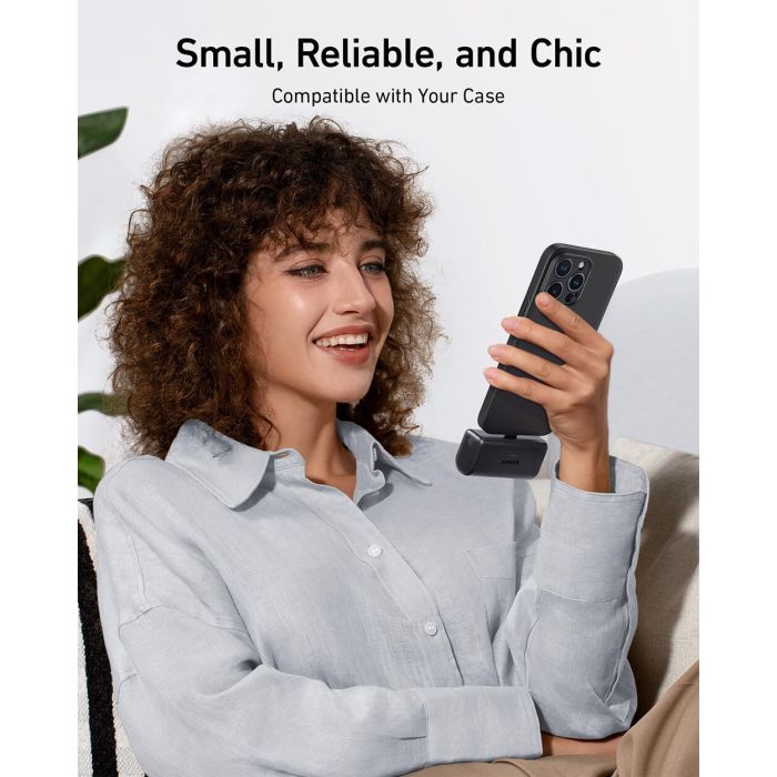 Anker Nano 5K powerbank, črn