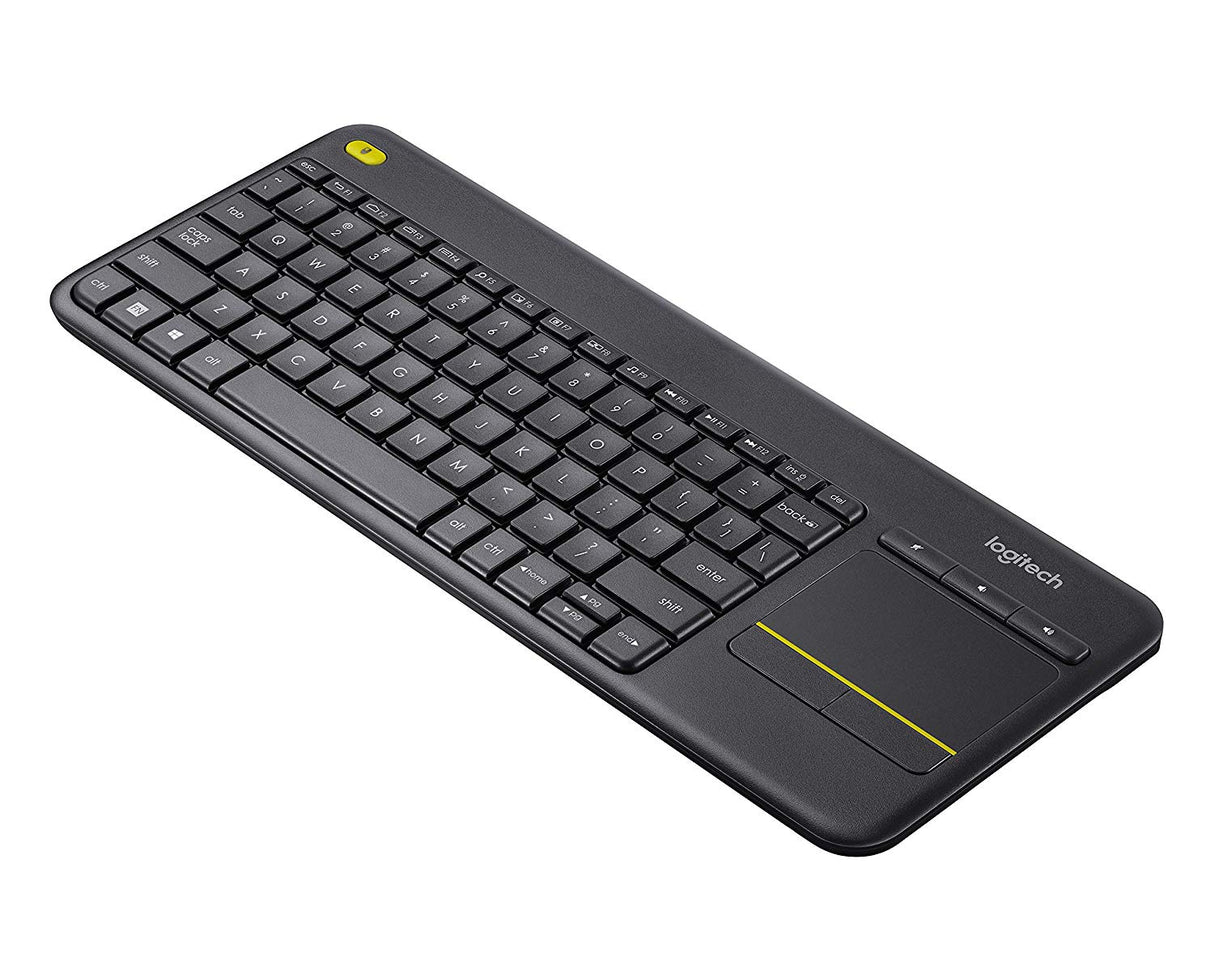 Brezžična tipkovnica Logitech K400 Plus Wireless Touch črna (Unifying, SLO gravura)
