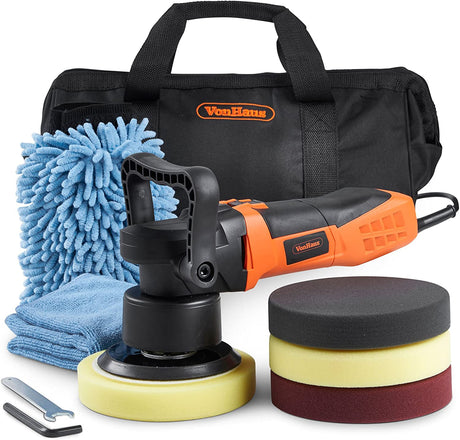 VonHaus ekscentrični polirni stroj z dodatki 3500023