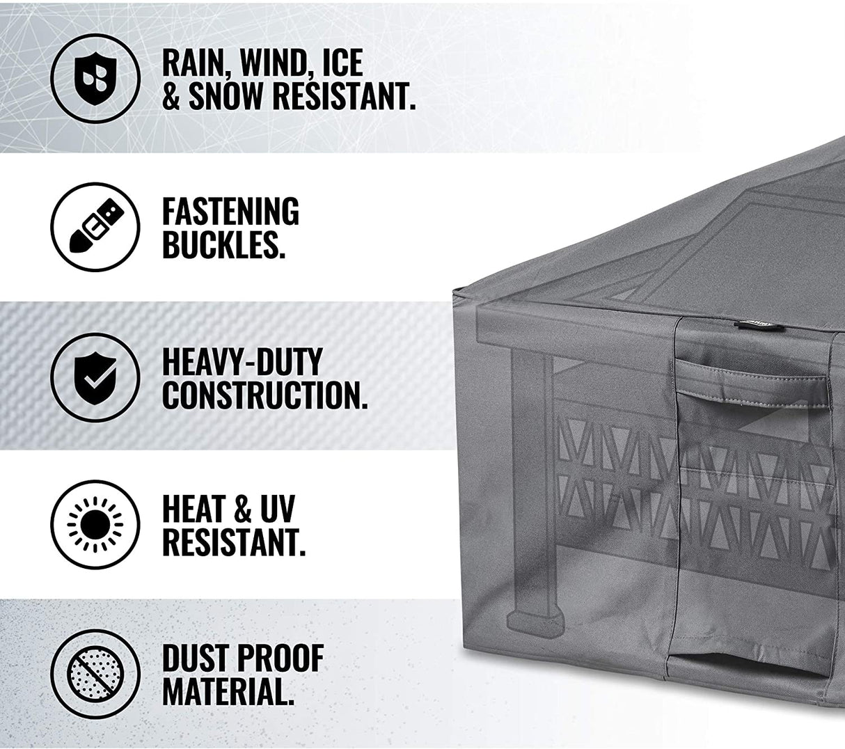 VonHaus vodoodporna prevleka kvadratnega kurišča