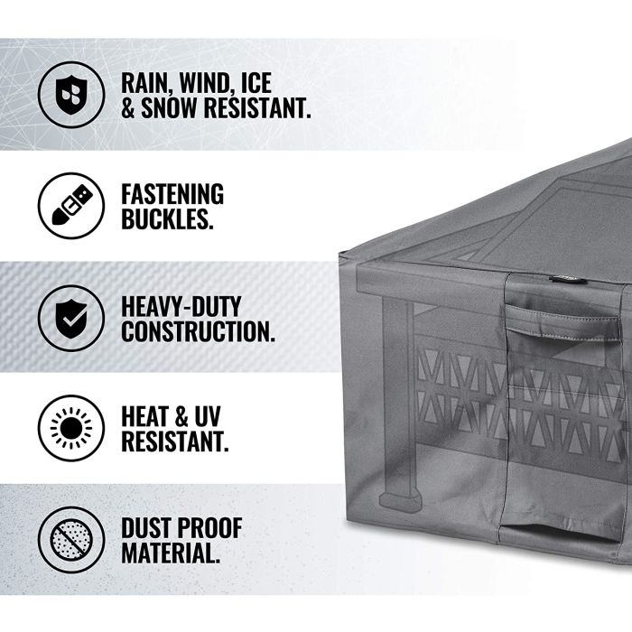 VonHaus vodoodporna prevleka kvadratnega kurišča