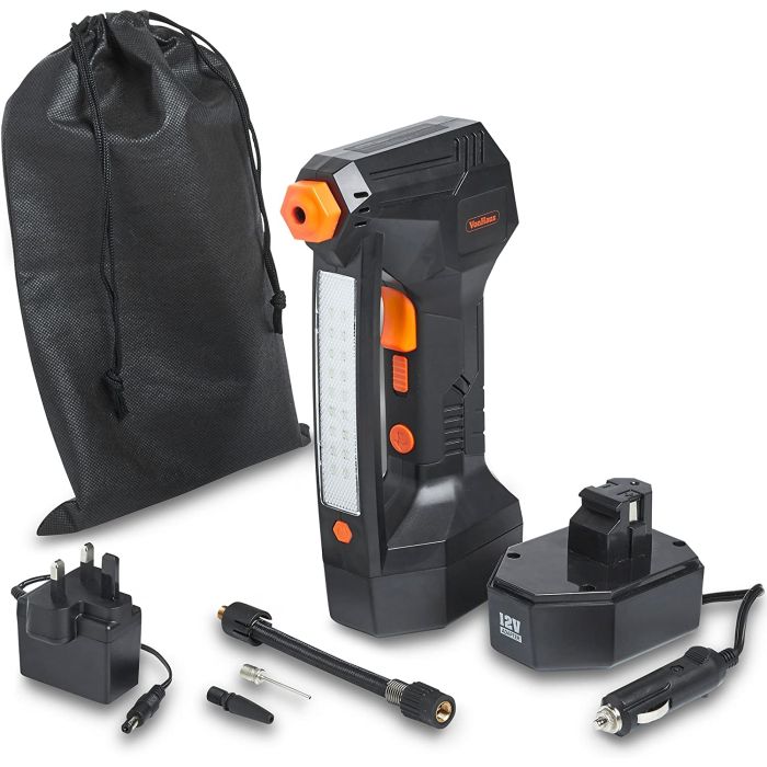 VonHaus 12V polnilec pnevmatik z digitalnim merilcem tlaka