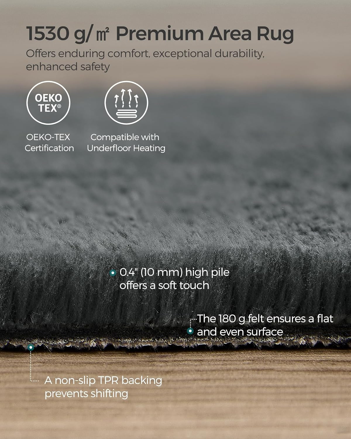 SONGMICS Preproga, 160 x 230 cm