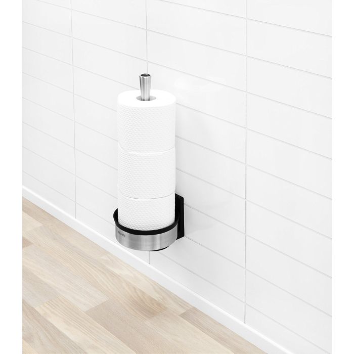 Brabantia stojalo za WC papir kovinski bel