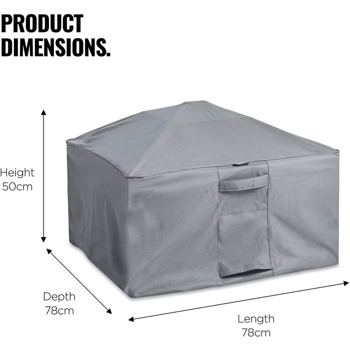 VonHaus vodoodporna prevleka kvadratnega kurišča