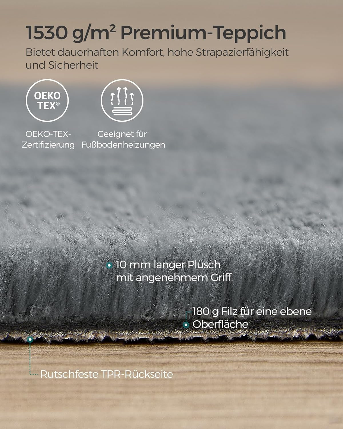 SONGMICS Preproga, 200 x 290 cm