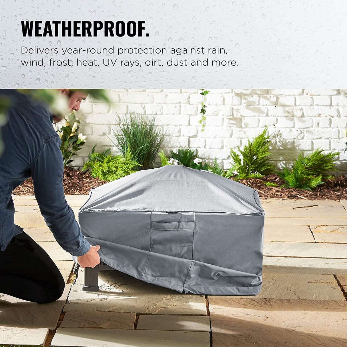 VonHaus vodoodporna prevleka kvadratnega kurišča