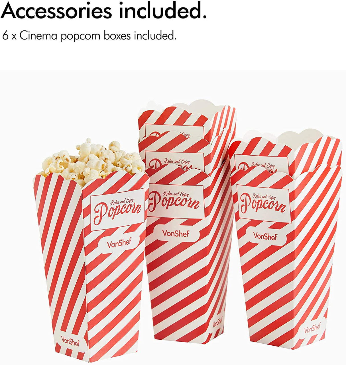 Vonshef retro aparat za pripravo pokovke