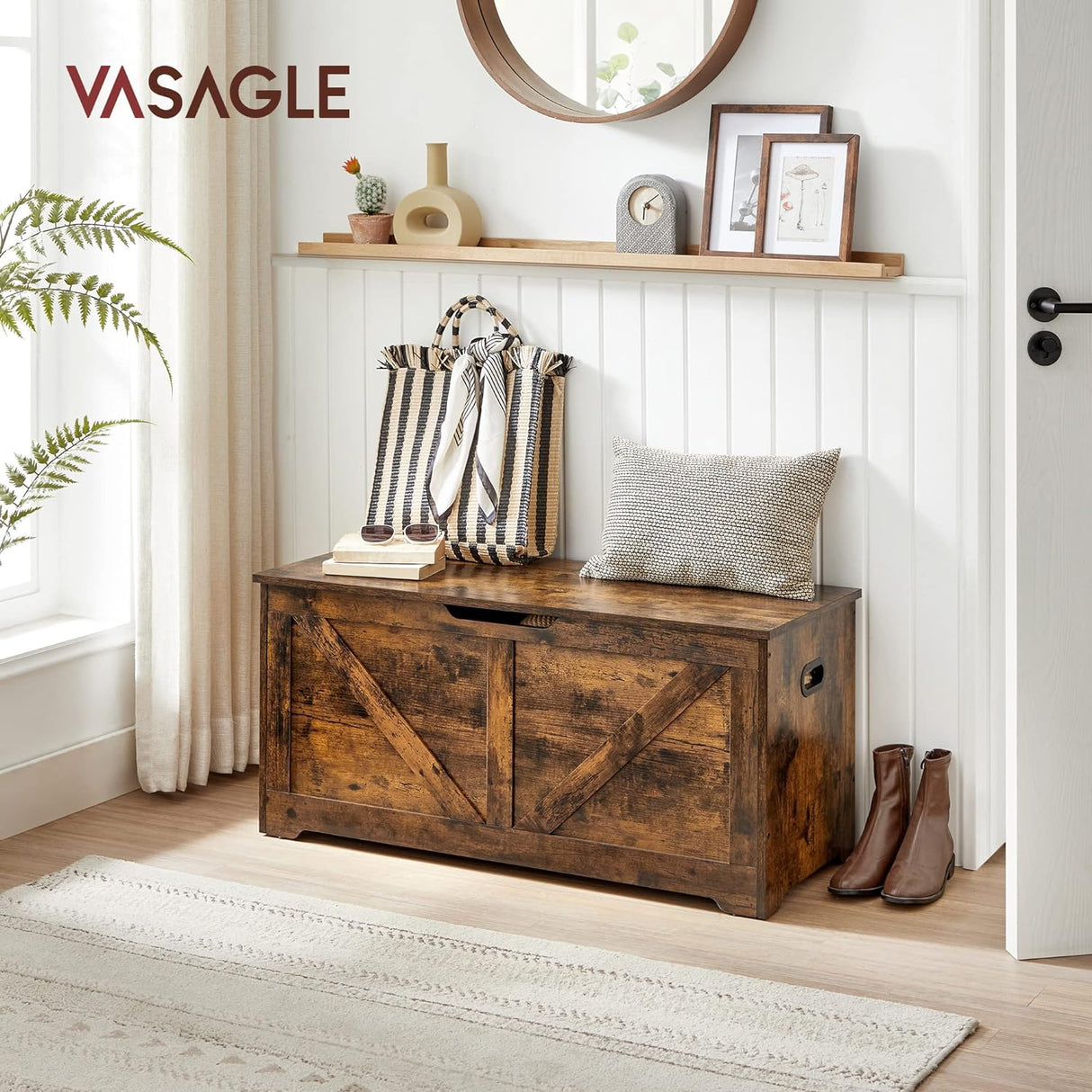 VASAGLE klop Vinatge 40 x 100 x 46 cm
