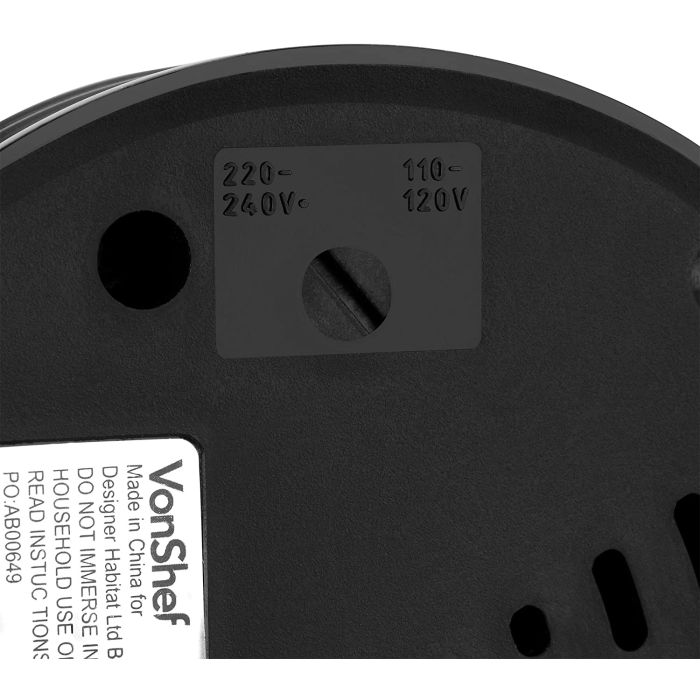 Vonshef potovalni grelnik in dve skodelici