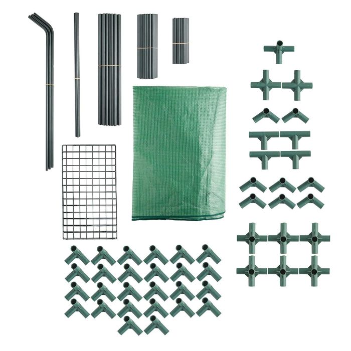 VonHaus rastlinjak 143 x 143 x 195cm