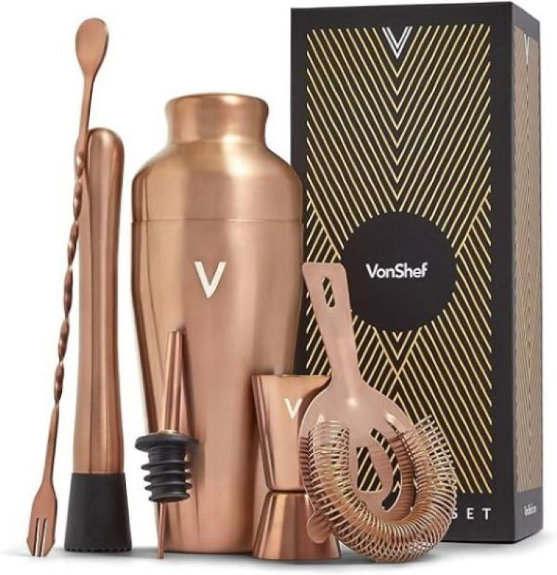 VonShef 6 delni bakreni set za koktajle