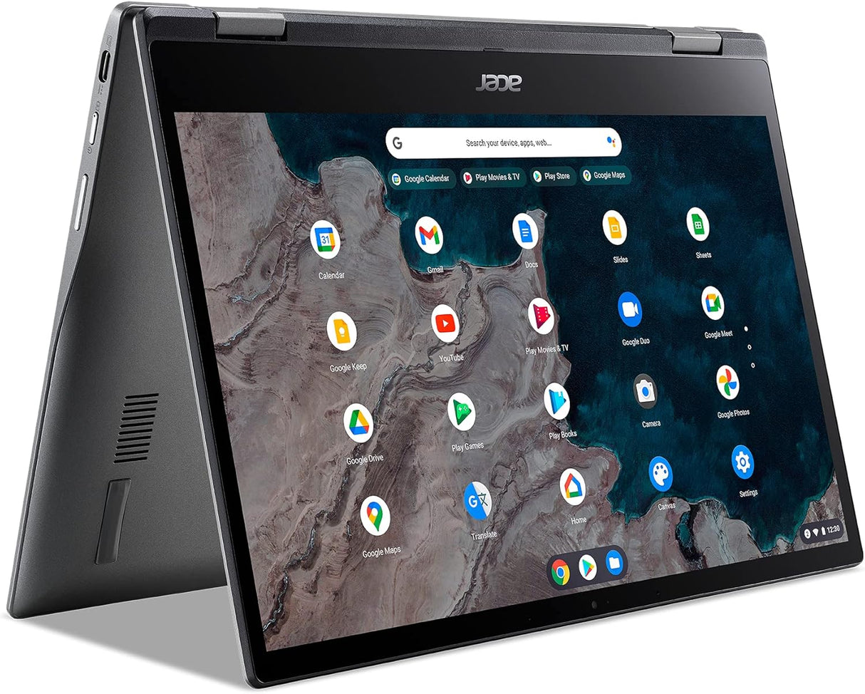 Obnovljen Touch 2in1 Acer Chromebook Spin 513, Snapdragon 7C, 8GB, 64GB, Gray