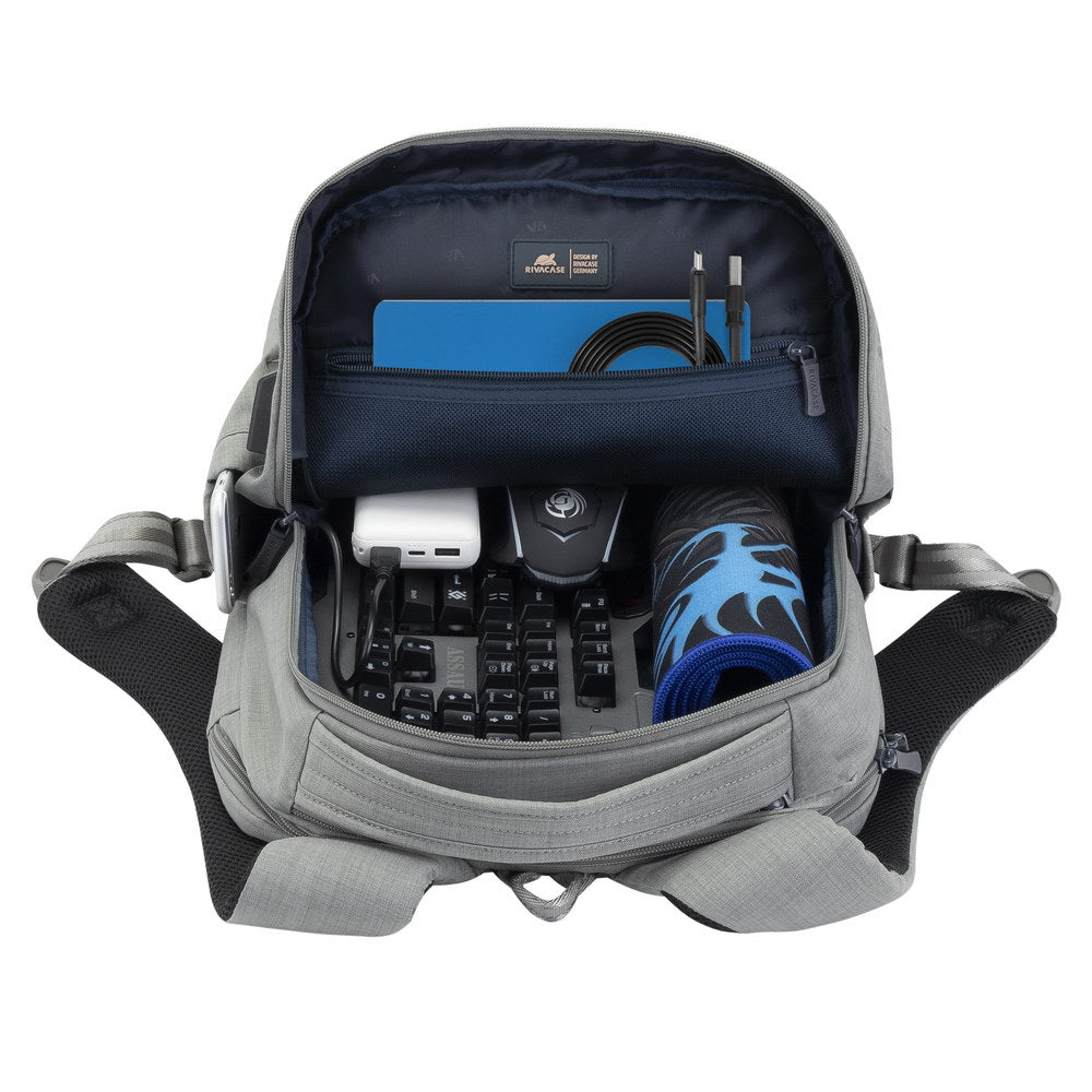 RivaCase nahrbtnik za prenosnik 15.6" 8363 siv