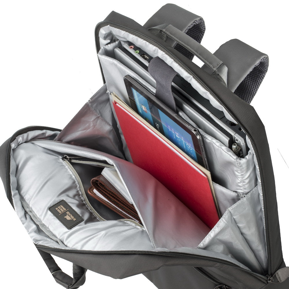 RivaCase nahrbtnik za prenosni računalnik do velikosti 15,6" 8660 siv