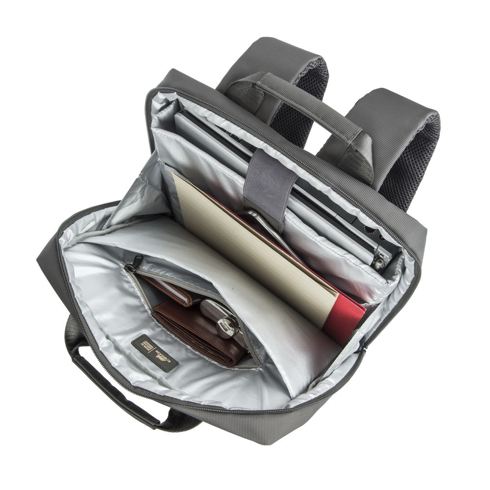 RivaCase nahrbtnik za prenosni računalnik do velikosti 15,6" 8660 siv