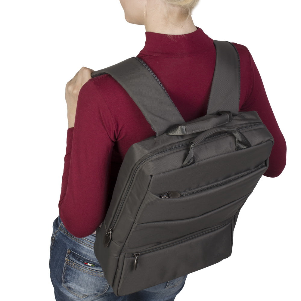 RivaCase nahrbtnik za prenosni računalnik do velikosti 15,6" 8660 siv