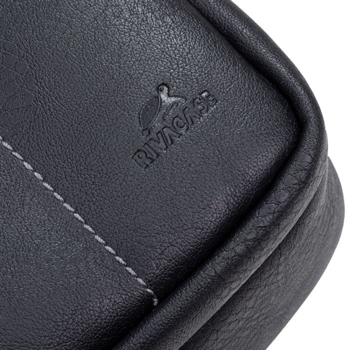 RivaCase usnjena torba za prenosnik 16 črna 8940