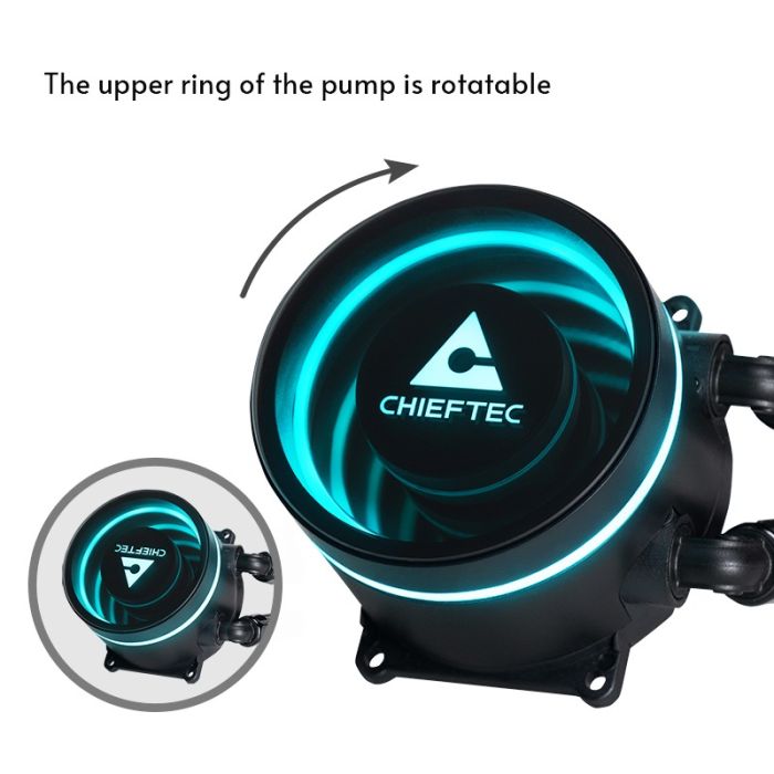 Chieftec Iceberg 240mm A-RGB vodno hlajenje za INTEL/AMD procesorje