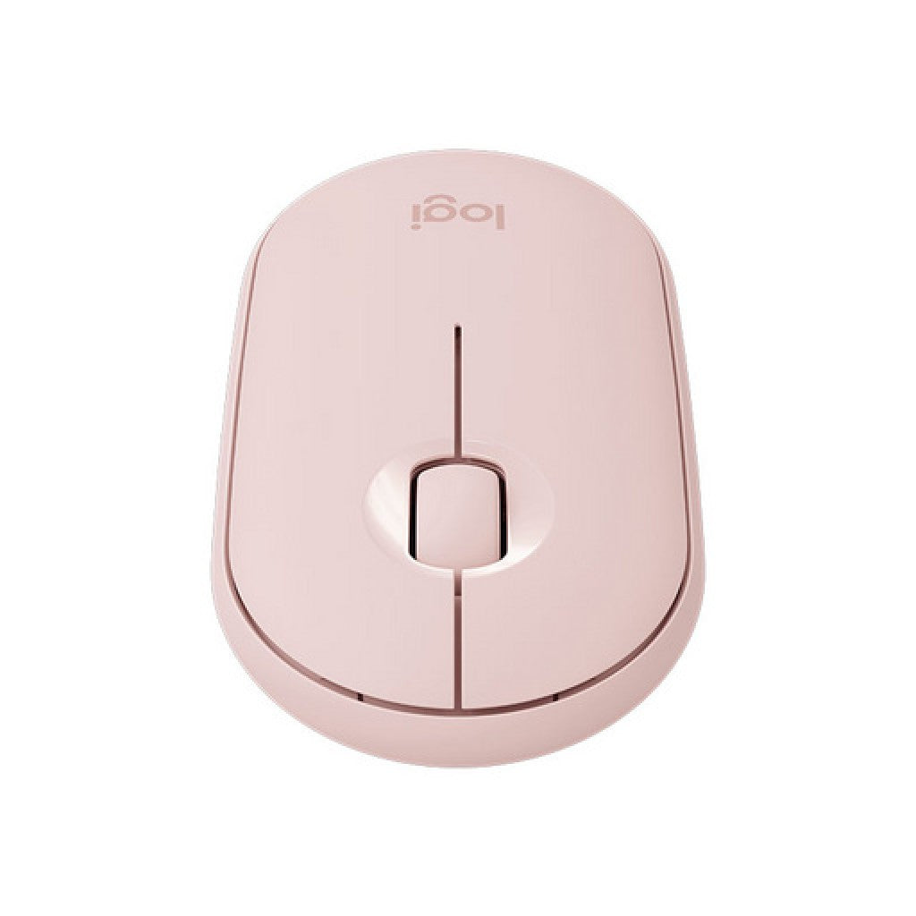 Logitech miška Pebble M350 Wireless, roza