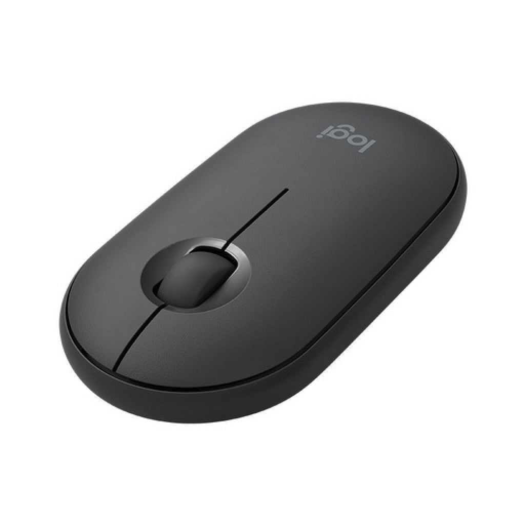 Logitech miška Pebble M350 Wireless, grafitna barva
