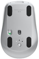 Logitech miška MX Anywhere 3 zaMac, Bluetooth, DarkField laser, polnilna, siva