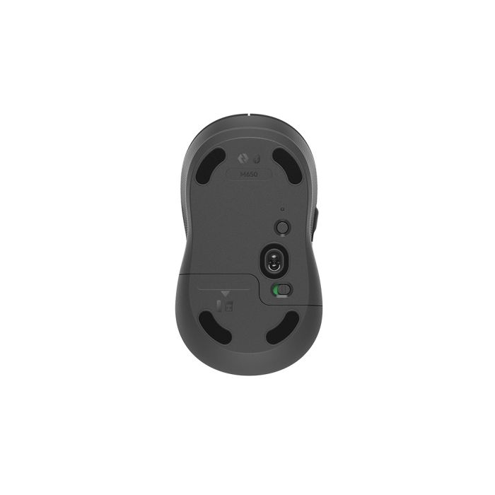 Logitech miška Signature M650, velikost M, Bluetooth, grafitna