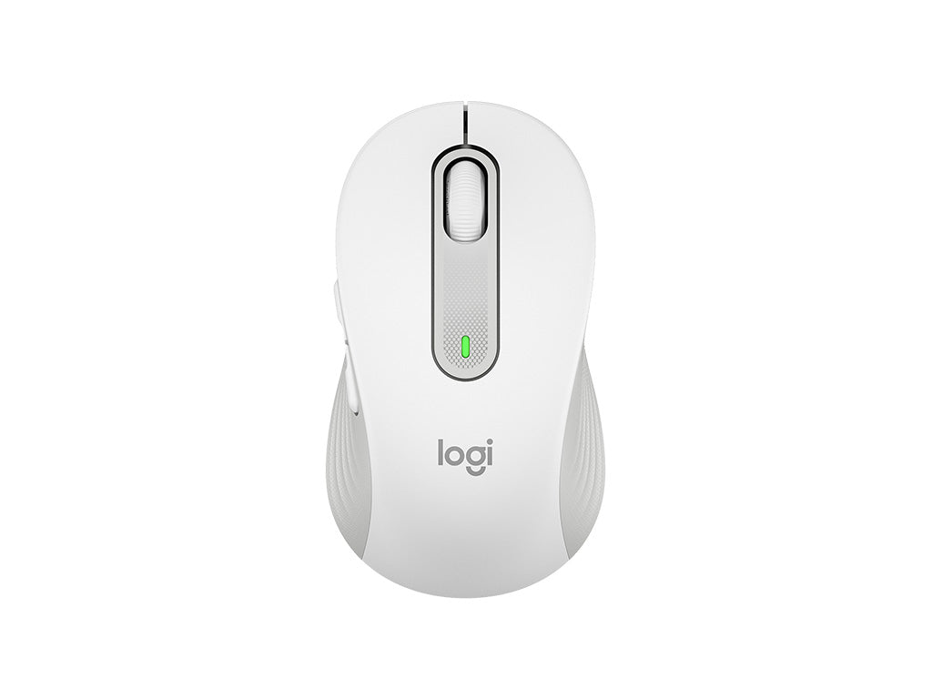 Logitech miška Signature M650, velikost M, Bluetooth, bela