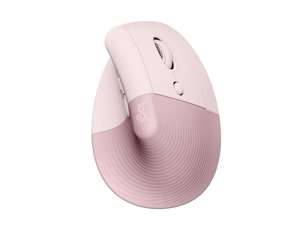 Logitech Miška Lift Vertical Ergonomic, roza