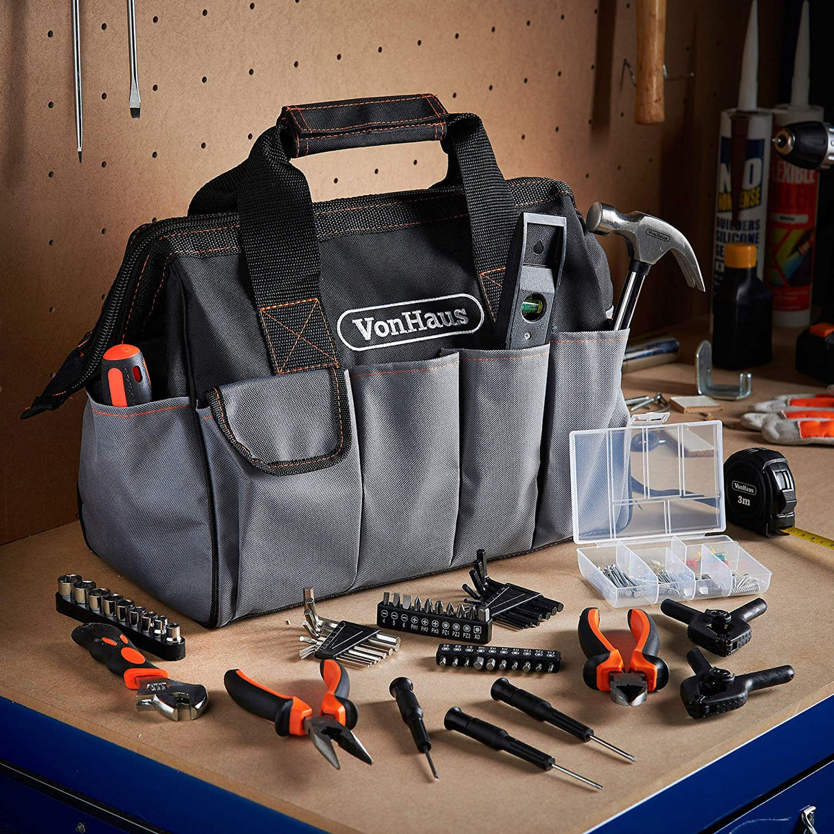 VonHaus torba z orodjem - 92 delni komplet