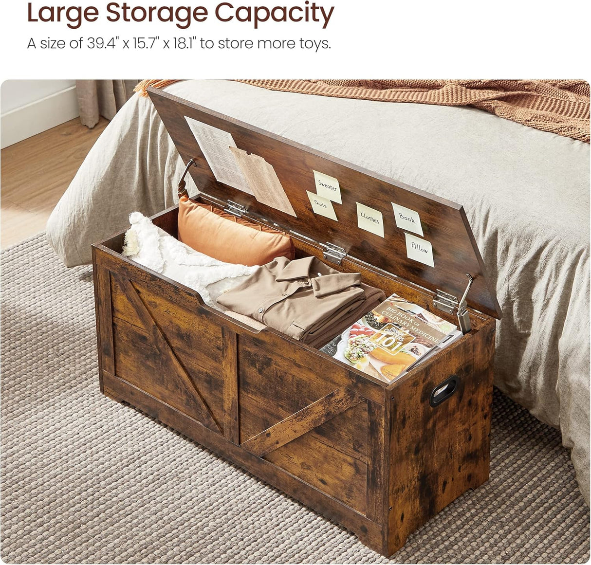 VASAGLE klop Vinatge 40 x 100 x 46 cm