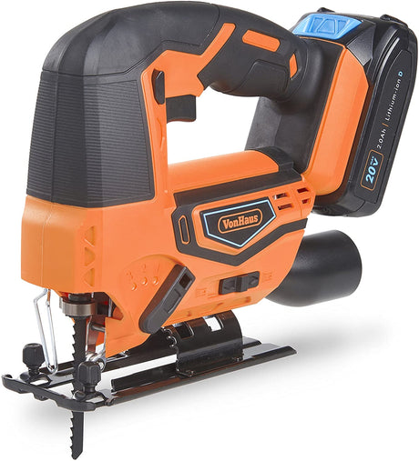 VonHaus akumulatorska vbodna žaga + 20V D-Series baterija 2,0Ah 3500010