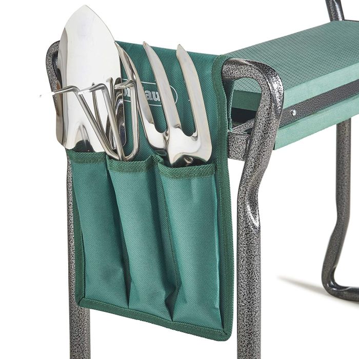 VonHaus 2v1 klečalnik in pručka za sedenje & set orodja