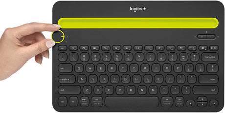 Tipkovnica Logitech Cordless K480 Wireless Bluetooth SLO gravura ČRNA (pametni telefon, tablica)