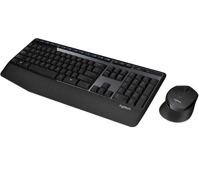 Tipkovnica +MIŠ Logitech Brezžična Desktop MK345 Combo, SLO gravura