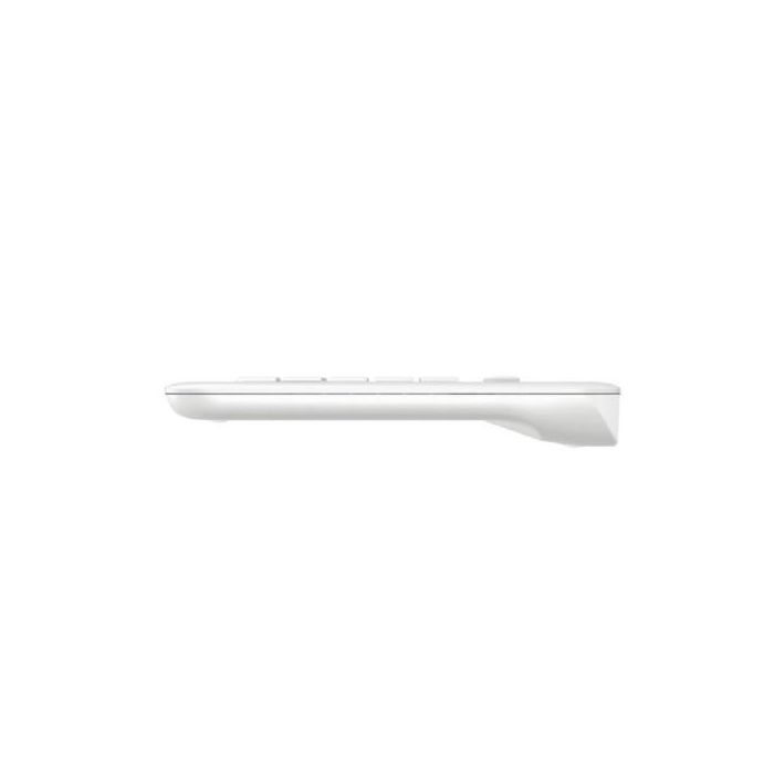 Brezžična tipkovnica Logitech K400 Plus Wireless Touch bela (Unifying, SLO gravura)