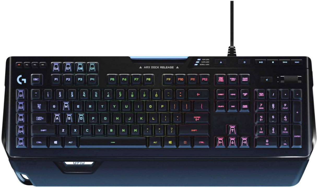 Logitech tipkovnica gaming G910 Orion Spectrum USB SLO gravura