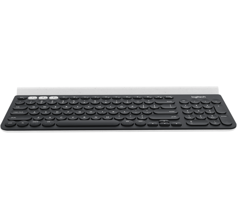Logitech K780 Multi-Device Wireless siva/bela SLO gravura