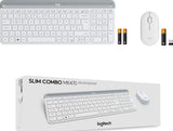 Logitech Slim Wireless Combo MK470, grafitna SLO bela