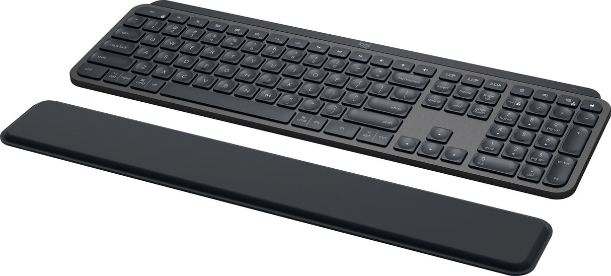 Logitech MX Keys Plus MX Palm Rest tipkovnica, siva, SLO gravura